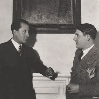 José Antonio Primo de Rivera y Ramiro Ledesma Ramos