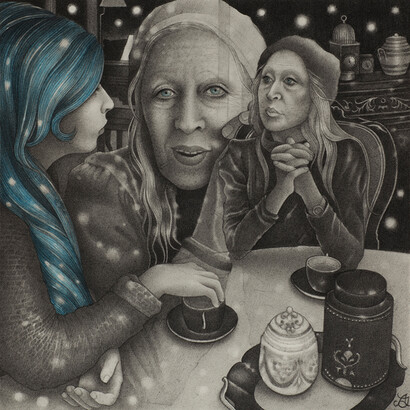 DCG_Alessia Iannetti_Kärringen i Granhäcken_Graphite and watercolour on paper_15 x 15 cm_2016