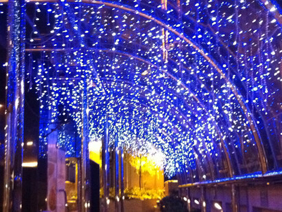 Las calles de Alicante decoradas con bombillas LED