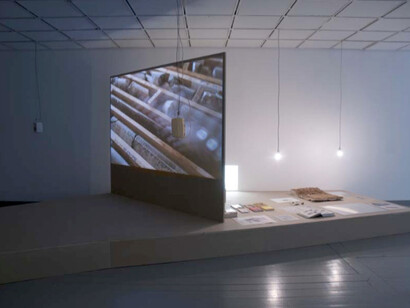 Filipa César, “Mined Soil”, 2012-2014 – element on display. Image courtesy of the artist