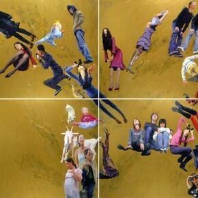 Yu Hong (b. 1966, Beijing), Questions for Heaven, 2010, Acrylic on canvas, 196 7/8 x 236 1/4 inches