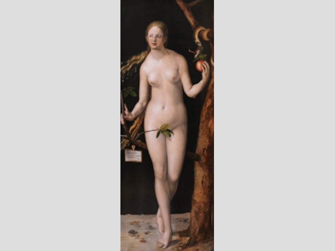 Eva, 1507. Óleo sobre tabla, 209 x 80 cm. Courtesy of Museo del Prado