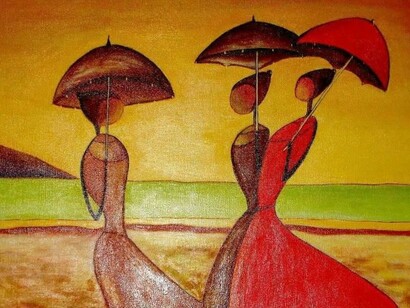 «Paseo por la arena», Margarita Larrauri