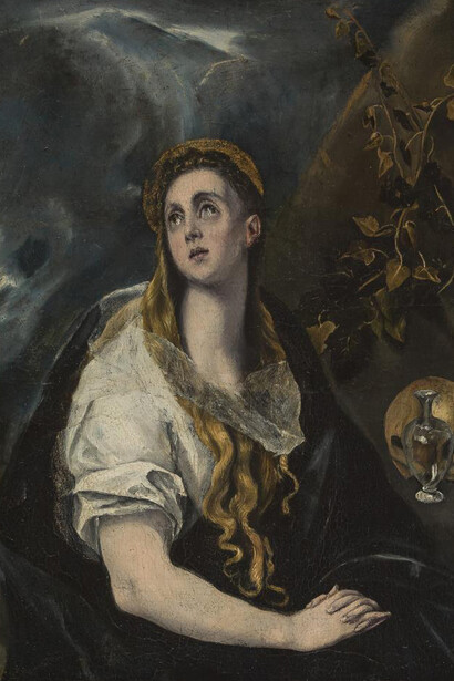 Greco, El. A Copy of Greco, El. A Copy ofMary Magdelene, the Penitentc. 1640-1660 (detail)
