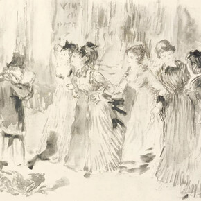 Auguste Renoir, Les filles d'ouvriers se promenant sur le boulevard extérieur. Cortesia del Musée d'Orsay