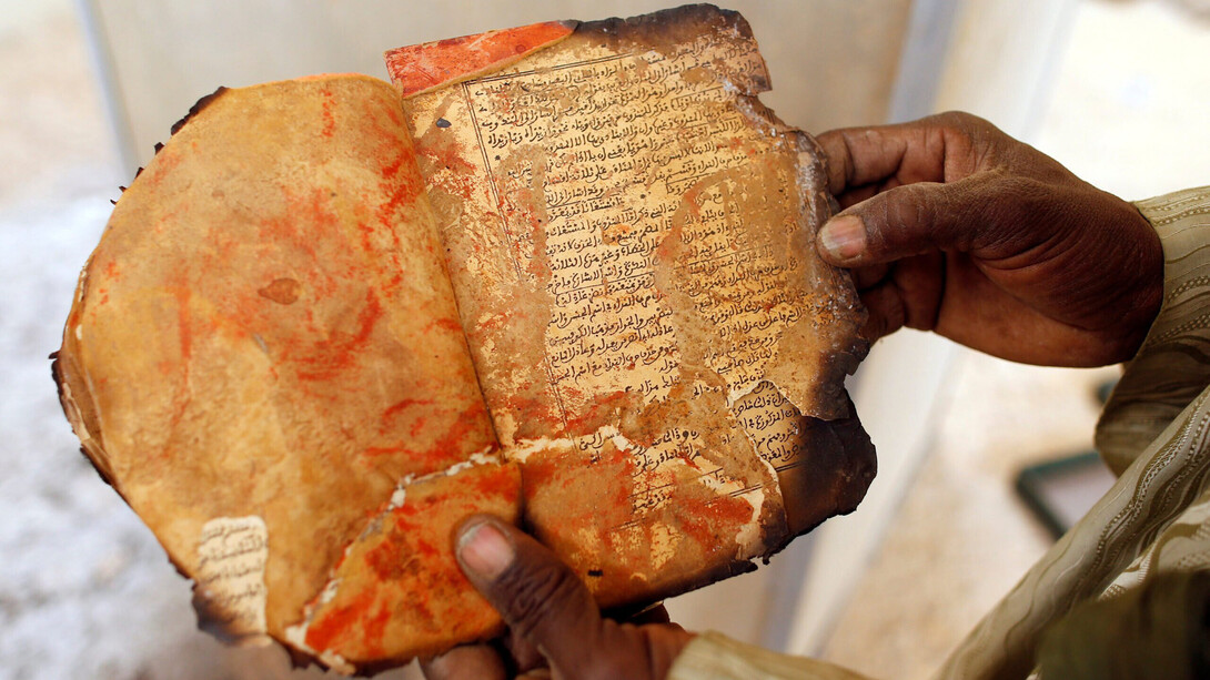 Labores de rescate de los manuscritos de Tombuctú