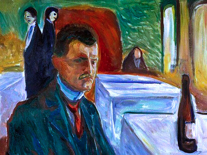 El trauma de Edvard Munch (autorretrato)