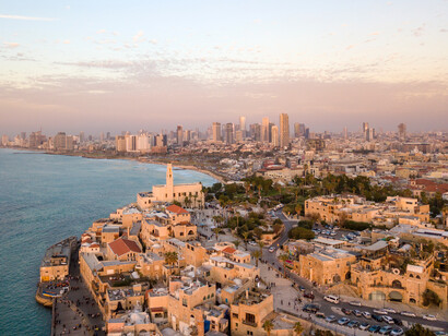The city of Tel Aviv in Israel