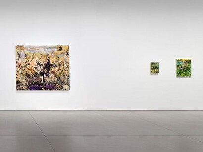 Maia Cruz Palileo, The world tangled in you, exhibition view. Courtesy of David Kordansky Gallery