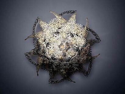 Uram Choe. Silver Cakra Lamp; 2013