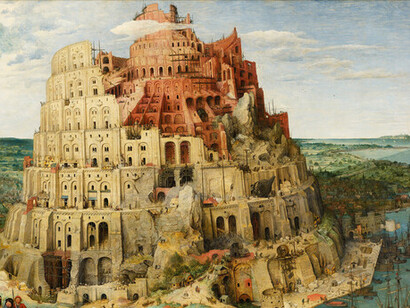 Pieter Brueghel el Viejo, La Torre de Babel (1563, detalle)