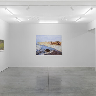 May Stevens, When the waters break, exhibition view. Courtesy of Ryan Lee Gallery