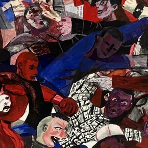 Gregory Rick, Dancing to the polls (detail), 2026. Courtesy of Johansson Projects