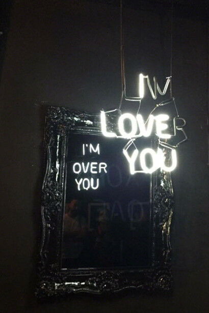 Camilo Matiz, I Love you / I'm over you, 2015. Courtesy of Maddox Arts