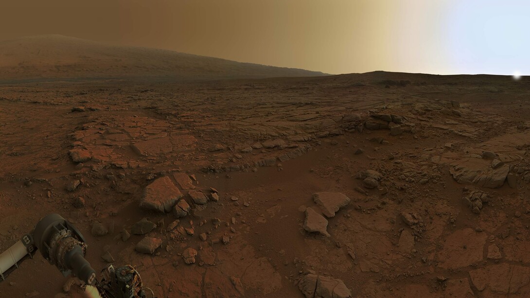 Atardecer en Marte capturado por el Curiosity (2012)