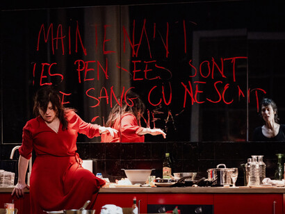 Hamlet. Dans les plis du temps. Avec l'aimable autorisation du La Comédie de Clermont-Ferrand