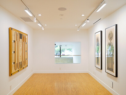 Garo Antreasian, Abstract Geometries, 2023, installation view. Courtesy of Tufenkian Fine Arts