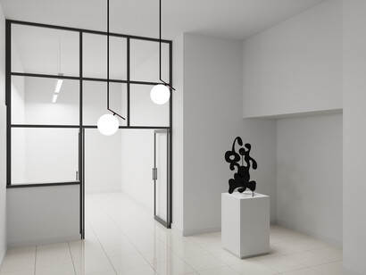 Chromocommons 2023, installation view with Misha Milovanovich's Noir. Courtesy of The Opening Gallery