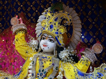 Lord Krishna is the god of protection, love, compassion, desire, and passion 