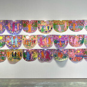 Hoesy Corona, Climactic Shocks, 2023, installation view. Courtesy the artist and Praxis Gallery, NYC