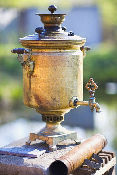Samovar antigo da Rússia