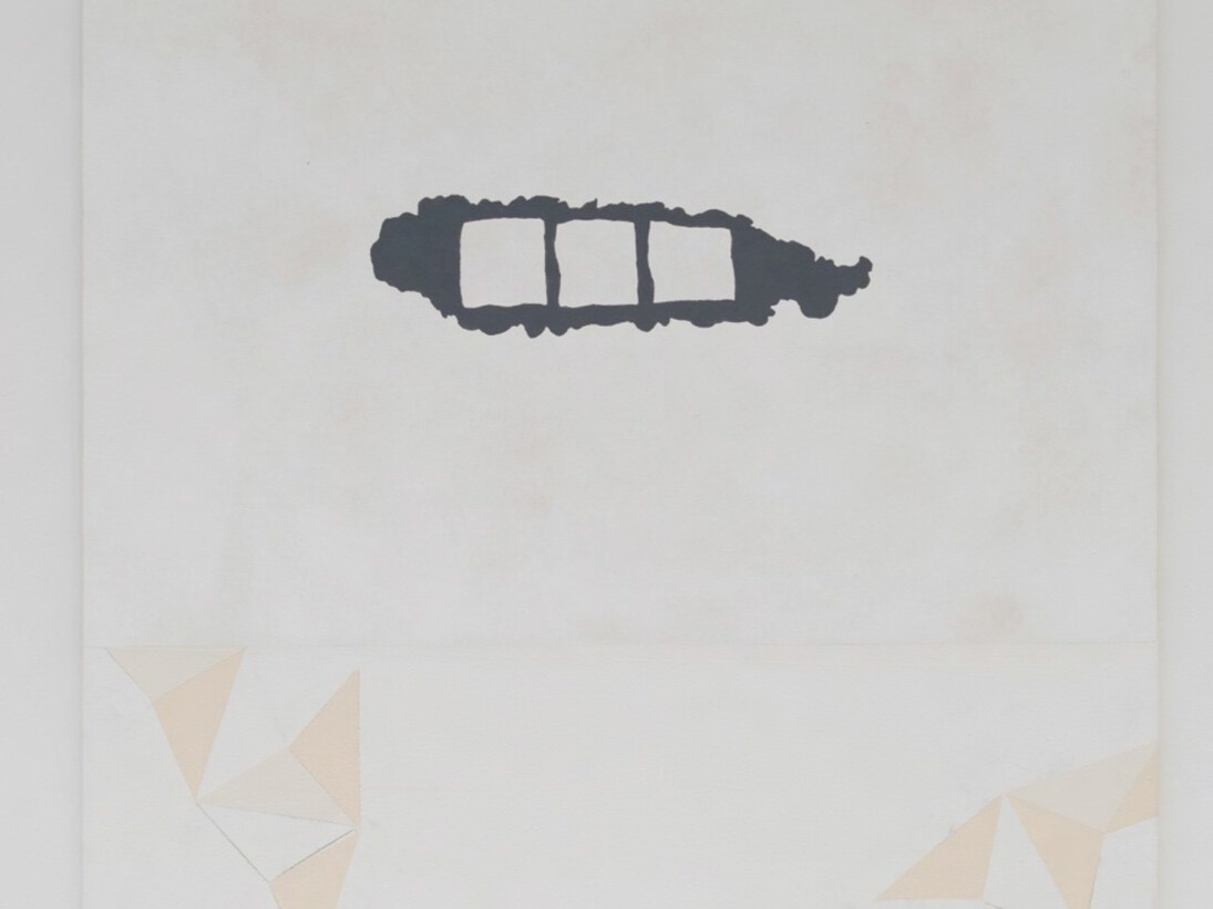 Jabbah, 2014
Acetato polivinílico, pigmentos, esmalte aquoso, gesso acrílico e grafite sobre tela de algodão cru
110 x 110 x 4 cm
