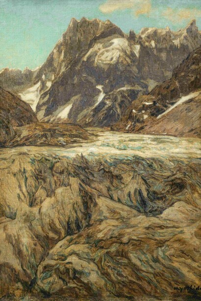 Yoshida Hiroshi, Mont blanc (detail).
1925. Courtesy of Moa Museum of Art