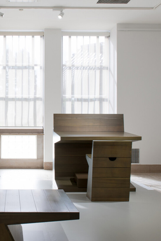 Dom Hans van der Laan and Ad Dekkers. Courtesy of Museum Boijmans Van Beuningen