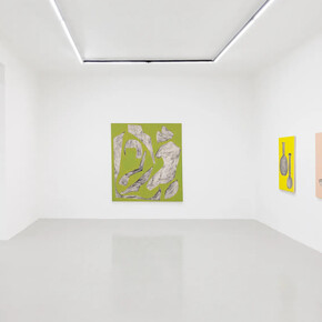 Frauke Dannert, Doppelgänger, ausstellungsansicht. Mit freundlicher genehmigung der Galerie Kandlhofer. Foto von Manuel Carreon Lopez