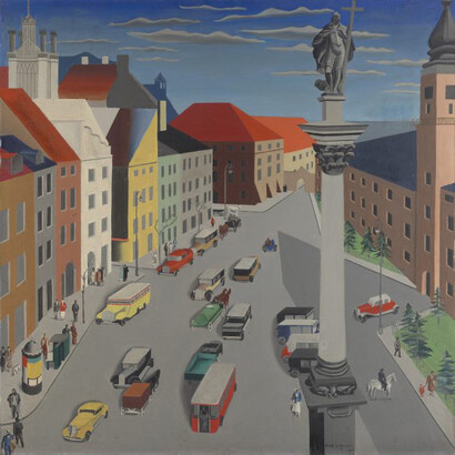 Room of Warsaw Views. Courtesy of Muzeum Warszawy