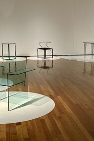 Exhibition view, The Work of Shiro Kuramata: A Microcosmos of Memory, Setagaya Art Museum, Tokyo, Photo: Alma Reyes
