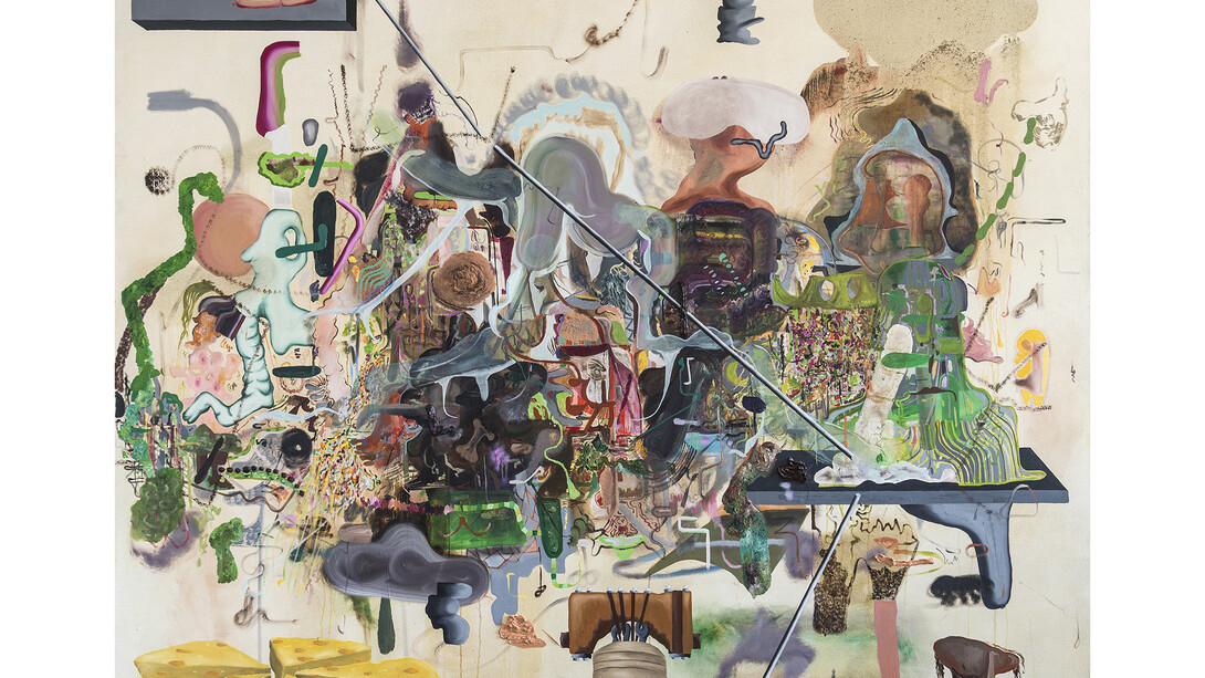 Michael Bauer, General Saxx, 2015, Oil on canvas, 228.6 x 247 cm, 90 x 97 1/4 ins