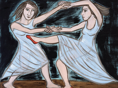 Cooper Eileen_Dancing in Limbo. Courtesy of Eileen Cooper and The Fine Art Society.