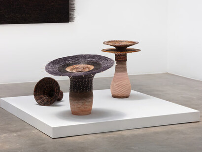 Sarah Rosalena, Unending spiral, exhibition view. Courtesy of Blum Gallery