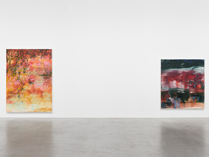 Janaina Tschäpe, A gush of wind (Atemraum), ausstellungsansicht. Mit freundlicher genehmigung der Galerie Max Hetzler