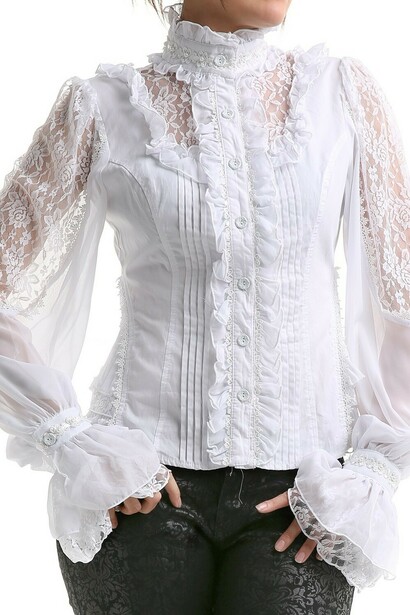 Blusa victoriana