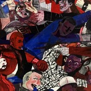 Gregory Rick, Dancing to the polls (detail), 2026. Courtesy of Johansson Projects