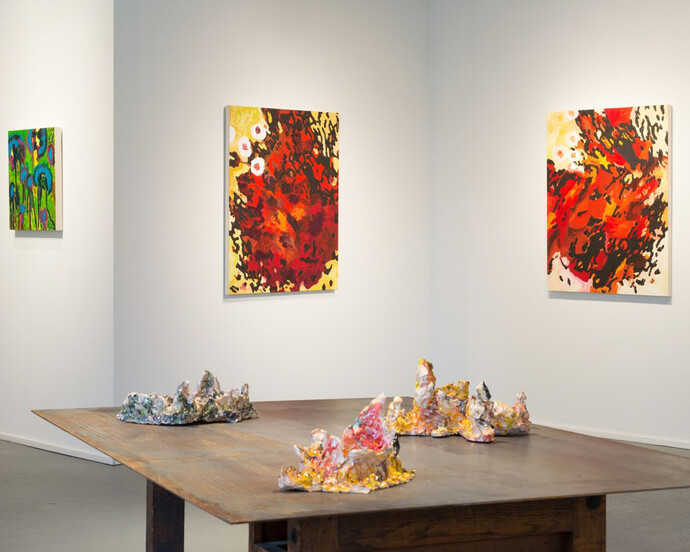 False Indigo, Exhbition view. Courtesy of Proto Gallery