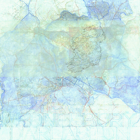 Rita Donagh, Ordance Survey, Birmingham, 2004, mixed media painting. Courtesy the artist