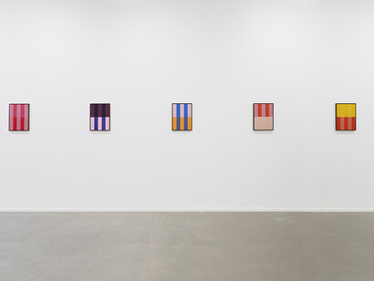 Rana Begum, Infinite ground, ausstellungsansicht. Mit freundlicher genehmigung der Galerie Christian Lethert