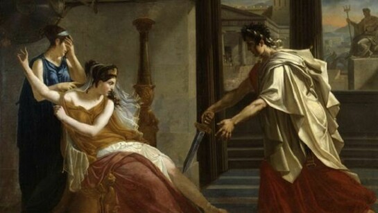 Pierre-Narcisse Guerin - Oreste annonçant à Hermione