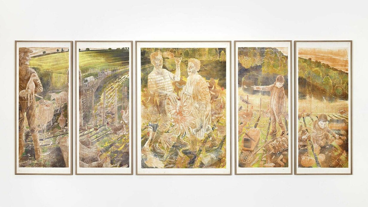 Agathe May, Par où le chemin ? (Where is the path?), exhibition view. Courtesy of Agathe May