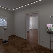 Paul Valentin, Zharroktal, ausstellungsansicht. Mit freundlicher genehmigung der Galerie Britta Rettberg