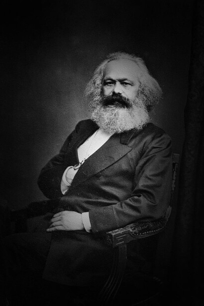 Karl Marx, filósofo, teórico político, economista, historiador, sociólogo, periodista y revolucionario socialista