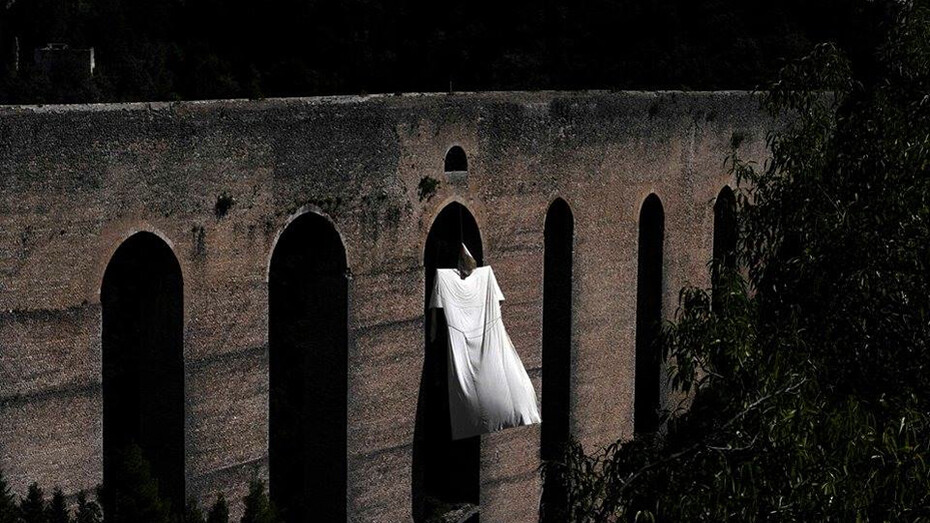 Spoleto, il saio più grande del mondo realizzato per Papa Francesco per la sua prima visita in Umbria
