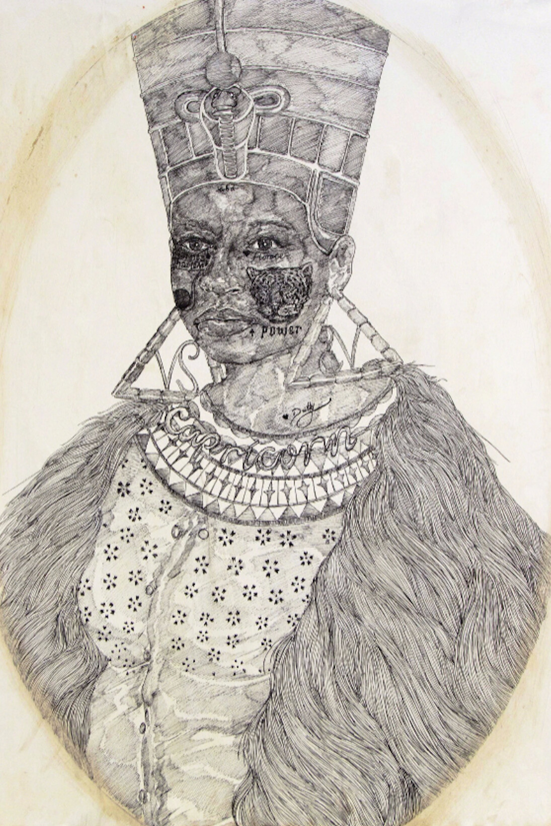 Umar Rashid (Frohawk Two Feathers)
Isabel, Queen of Harlem. The good mother we all wished we had. Messier no.41, 2017. Courtesy of Johannes Vogt Gallery