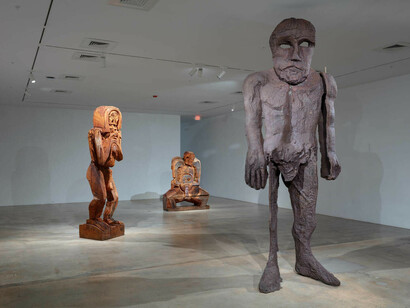 Thomas Houseago, First light, exhibition view. Courtesy of Rubell Family Collection