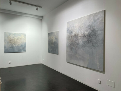 Marianna Gioka, Topography of the mind II, vista de exhibición. Cortesía de Galería Ponce+Robles
