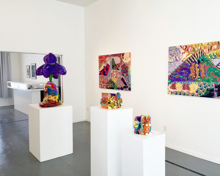 Maija Peeples-Bright, Exhibition view. Courtesy of Transmission Gallery