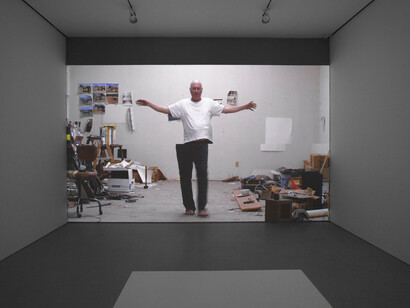 Bruce Nauman, Begin again, exhibition view. Courtesy of Sperone Westwater Gallery